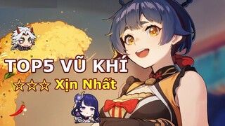 Ai Nói VK ☆☆☆ Là Rác, Chỉ Xứng Đáng Food, Top 5 VK 3 Sao Siêu Thực Tế Xịn Nhất | Genshin Impact