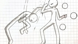 Re-submit (stickman/hand-flipped painting/storyboard/black history) low quality warning, feel the ga