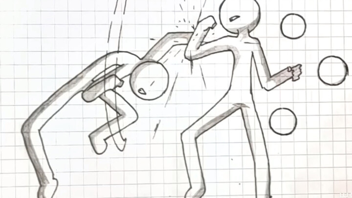 Kirim ulang (stickman/lukisan flip tangan/papan cerita/sejarah kelam) peringatan kualitas rendah, ra