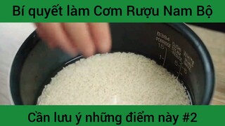 Bí quyết làm Cơm Rượu Nam Bộ cần lưu ý những điểm này phần 2