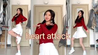 怦然心动了吗～宿舍翻跳heart attack AOA全曲dance cover 一起来心碰心