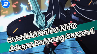 Sorotan Adegan Bertarung Kirito Season 1 | Sword Art Online_2