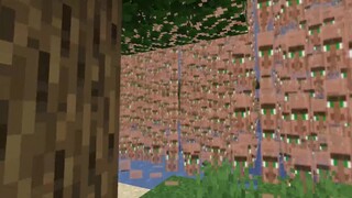 【Minecraft】How to change the rain texture to the villager's head