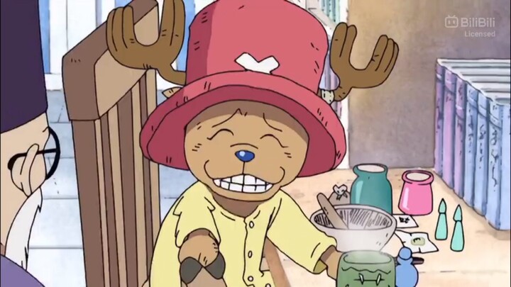 Chopper cursing as polite as he could HAHA