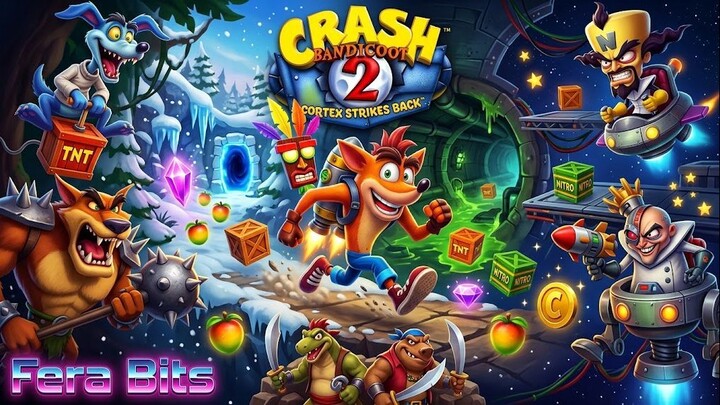 CRASH BANDICOOT 2 (PARTE 1) UM CLASSICO DO PS1