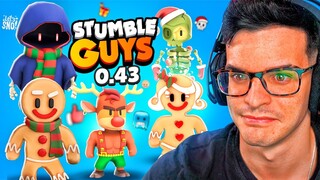 ¡NUEVAS SKINS! NAVIDAD EN STUMBLE GUYS 0.43 NUEVA ACTUALIZACION!!