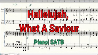 Hallelujah What A Saviour | Piano | SATB