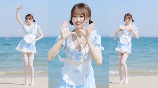海边清凉女仆～王心凌honey