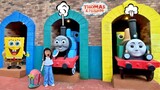 Ketemu Thomas and Friends dan Spongebob di Taman Bermain Outdoor Playground