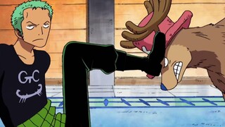 As a "deer" fanatic, it makes sense for Zoro to pamper Chopper so much!