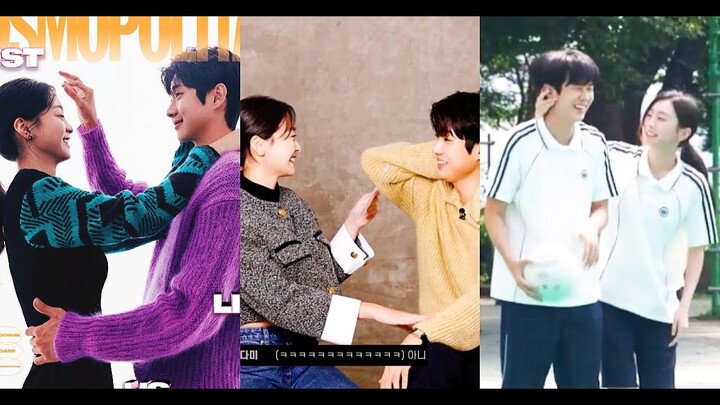 KIM DAMI AND CHOI WOOSHIK CUTE MOMENTS + FIRST IMPRESSIONS