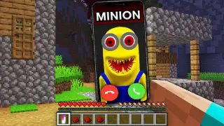 DON'T CALL TO SCARY MINION AT 3:00 AM in MINECRAFT gameplay