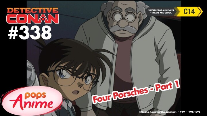 Detective Conan Episode 338 Ang Apat na mga Porsche (Part 1) Tagalog Dubbed on Bilibili