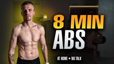 8分钟无器械腹肌训练