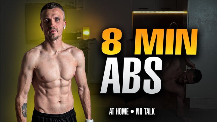 8分钟无器械腹肌训练