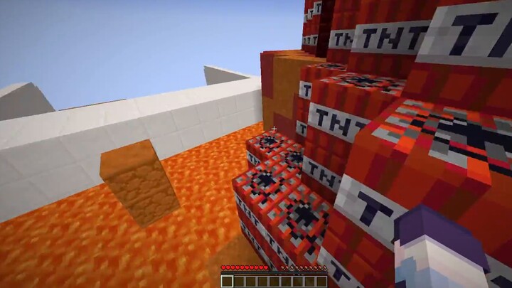 It only takes 6 minutes and 7 seconds to clear the entire giant pyramid parkour! ?