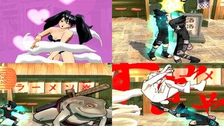 Sasuke Copies Everybody's Jutsu - Naruto Ultimate Ninja 2 (60FPS)