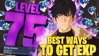 GLOBAL SOLO LEVELING BEST WAYS TO LEVEL UP ACCOUNT, JINWOO & HUNTERS - Solo Leveling Arise