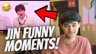 Comedy God BTS Kim Seokjin REACTION!! JIN FUNNY MOMENTS!!