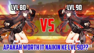 Hu Tao level 80 vs 90!! | Apakah Worth it?? | Genshin Impact Indonesia