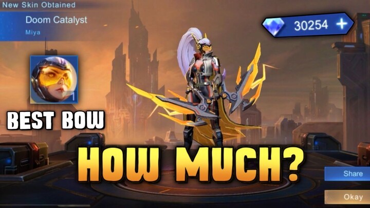 HOW MUCH IS MIYA COLLECTOR SKIN DOOM CATALYST? GRAND COLLECTION EVENT - MLBB