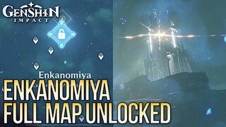 GENSHIN IMPACT - Full Enkanomiya Map Access - All Waypoints Unlocked