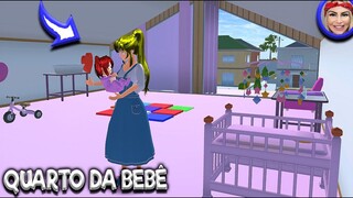 NOVO QUARTO da MINHA BEBÊ  - TUTORIAL + ID PROPS no SAKURA SCHOOL SIMULATOR