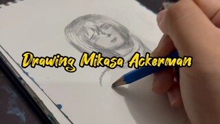 Drawing Mikasa Ackerman