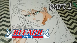 Drawing Toshiro Hitsugaya | Bleach part 1