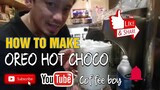 HOW TO MAKE OREO HOT CHOLOLATE.