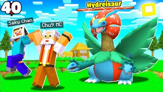 MINECRAFT PIXELMON * TẬP 40 | CHÚ 9 BẮT POKEMON HYDREISAUR😱POKEMON DUNG HỢP SIÊU MẠNH HỆ CỎ😈!!