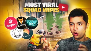 ROLEX REACTS to MOST VIRAL SQUAD WIPES IN PUBG MOBILE