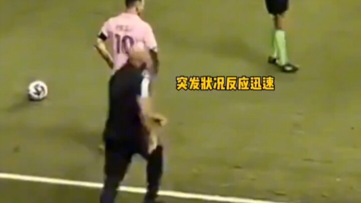Don’t mess with Messi when you’re not ready—just look at his bodyguard; I don’t think I’d stand a ch