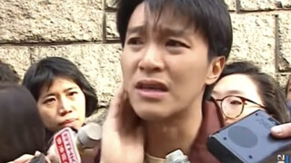 1992年香港明星游行抗议黑社会时的采访视频，刘德华被人拿枪指着拍戏，实在太离谱
