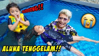 TOLONG‼️ ALUNA TENGGELAM DI KOLAM RENANG‼️😭 SEMUA PANIK‼️😭