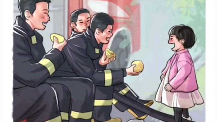 Em gái nhỏ: Em không ăn dưa ngọt 🍈, em chỉ muốn xem các anh thôi.