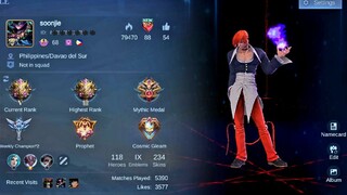 Mlbb King of Fighter Guinevere " Athena Asamiya "