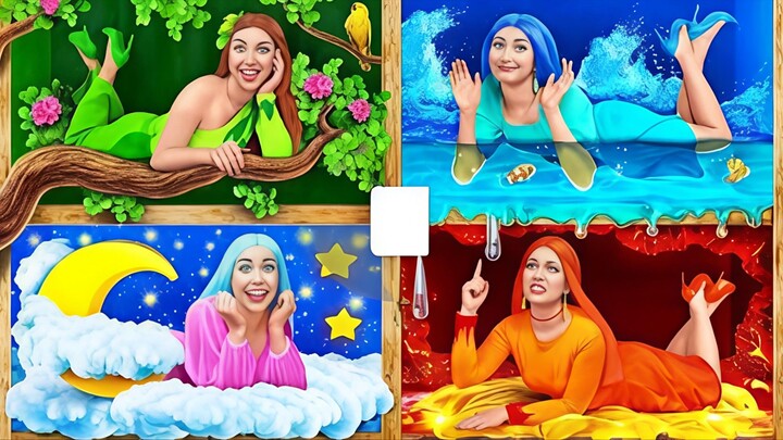 4 DIFFERENT GIRLS OF DIFFERENT NATURE 🍄‍🟫 | MULTI DO CHALLENGE CHINESE | AI KA DESH
