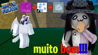 MELHOREI O COMBO DE TUSHITA DA FER999, FICOU MUITO OP blox fruits