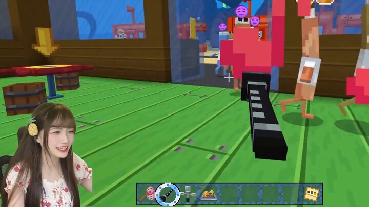 Bermain dengan Spongebob di Minecraft