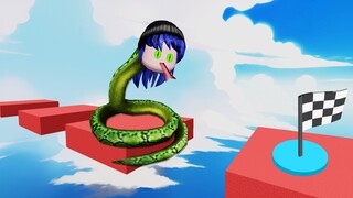 เมื่อเราเป็นงู..แล้วมาเล่นแมพกระโดด OBBY! | Roblox Obby but you're a snake