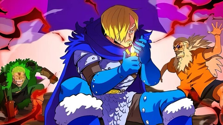 Sanji Memancarkan Haoshoku Nya !!!