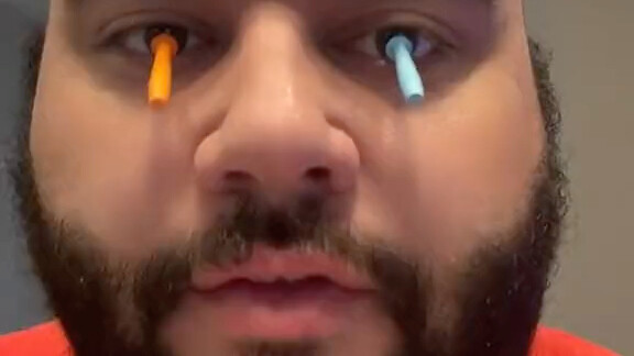 Real-person eye movement reference