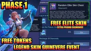 Phase 1 Free Tokens & Elite Skin Guinevere Legend Skin Event | Release Date | MLBB
