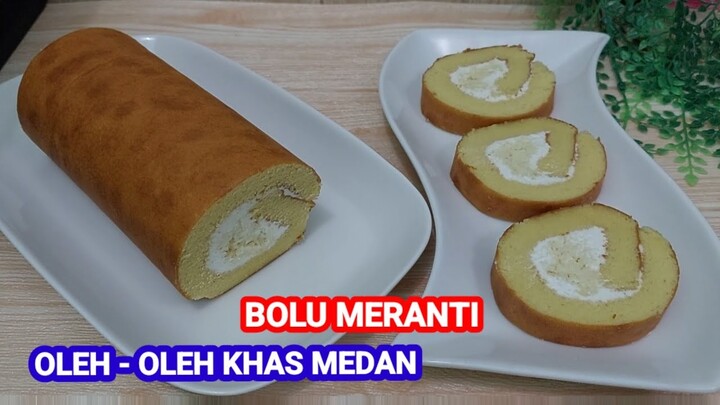 BOLU GULUNG MERANTI MEDAN ekonomis 4 telur super lembut // rasa juara