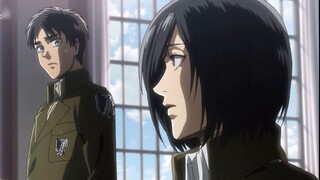 Koleksi tahun kedua Eren di sekolah menengah + gaya rambut isolasi Mikasa + skor ganda Hanji dan eks