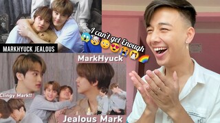 new markhyuck moments | CLINGY & JEALOUS MARK | REACTION