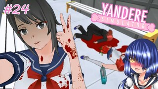 Yandere Simulator - ยันเดเระจังกับนักเรียนใหม่ที่มีปัญหา!! #24