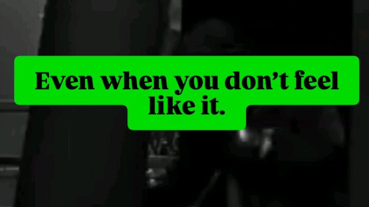 Discipline Shows Up When Motivation Doesn’t#motvation