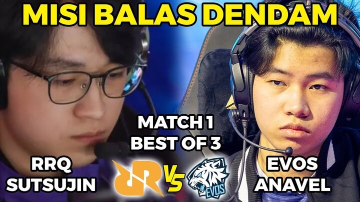 Misi Bales Dendam RRQ Sutsujin!! RRQ VS EVOS MATCH 1!! - Mobile Legends